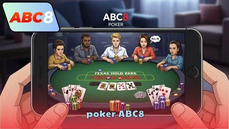 Poker ABC8 đa dạng thể loại chơi
