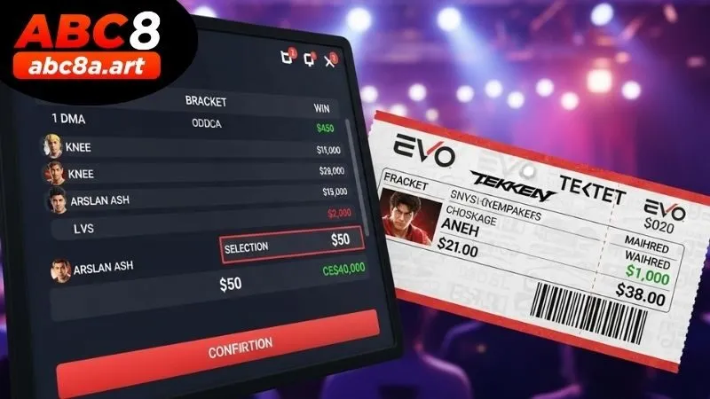 Hướng dẫn tham gia cá cược giải EVO Tekken tại ABC8