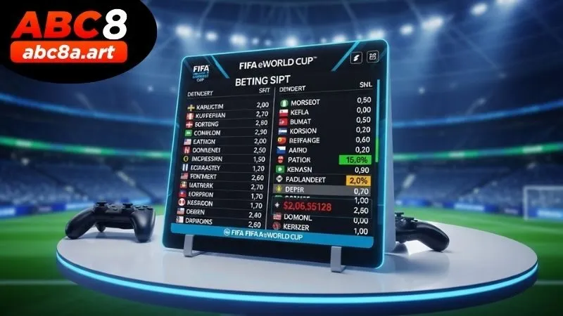 Kinh nghiệm và chiến thuật cá cược giải FIFA eWorld Cup